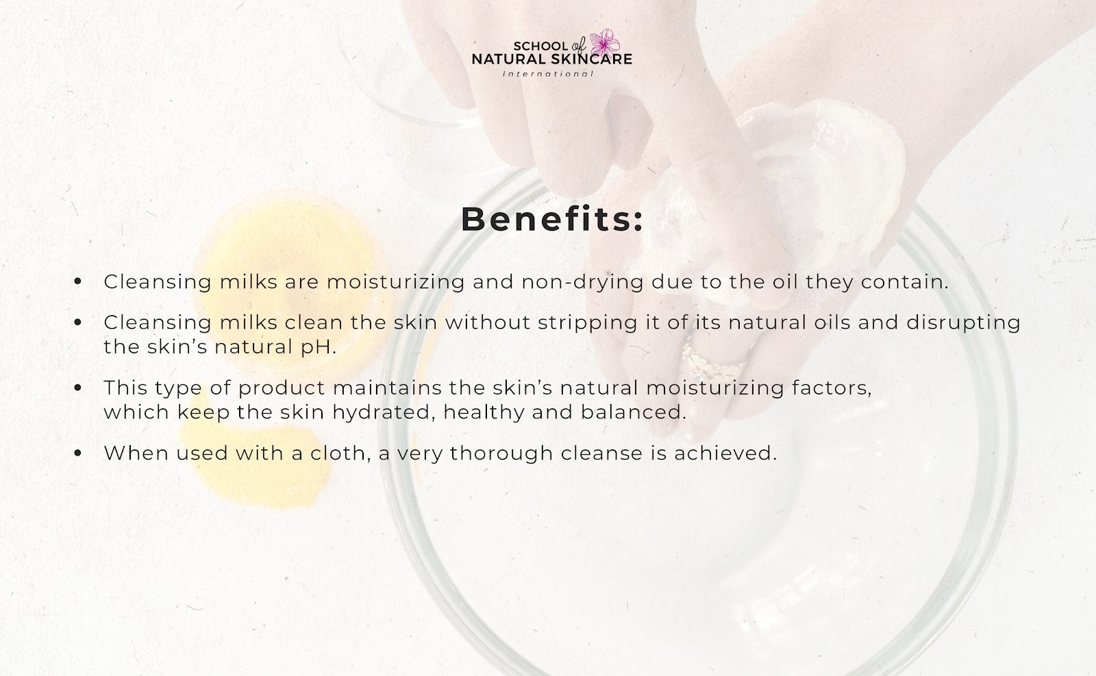 The different types of natural (non-foaming) cleansers you can formulate Homepage Highlights Skincare Formulation