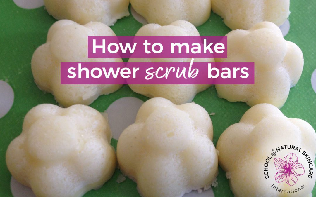How to make shower scrub bars