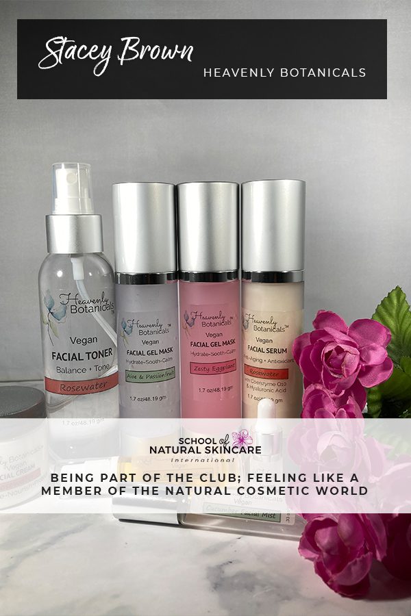 Being part of the Club; feeling like a member of the natural cosmetic world Student success stories