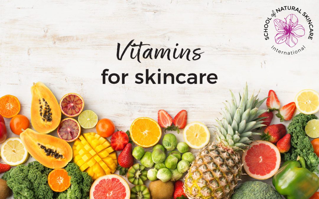 Vitamins for skincare