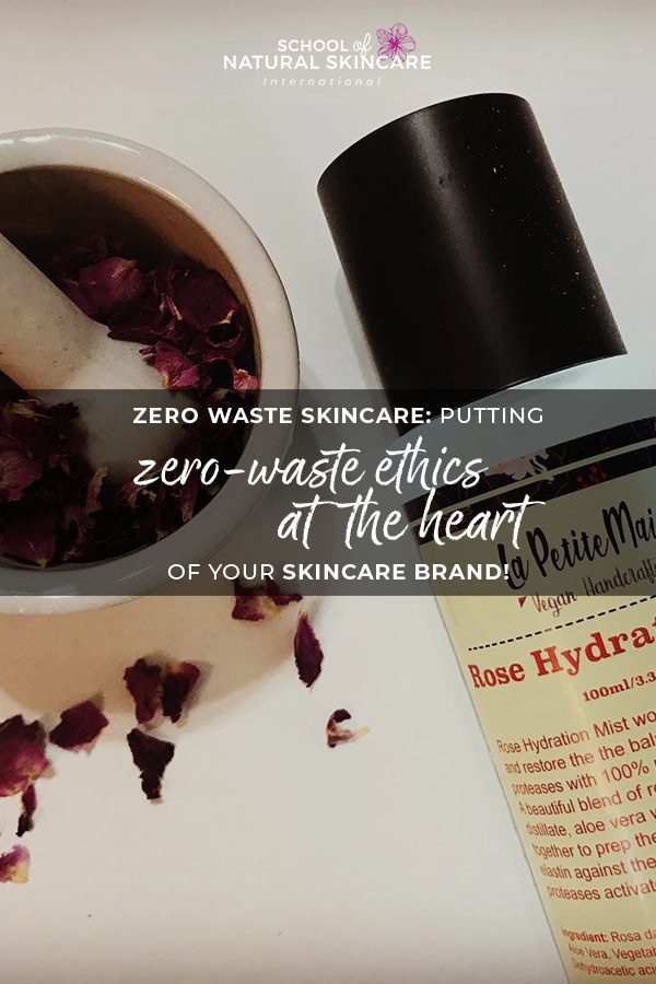 Zero waste skincare: Putting zero-waste ethics at the heart of your skincare brand! Student success stories