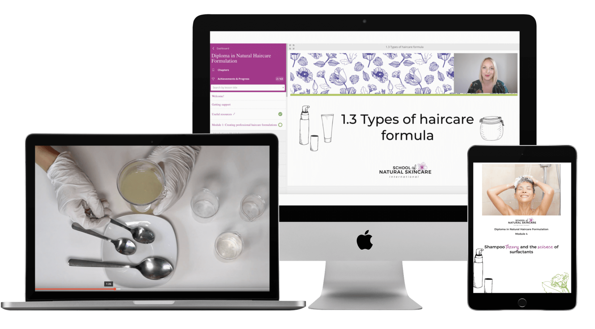 Diploma in Natural Haircare Formulation 