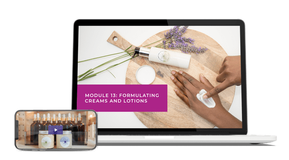 Diploma in Natural Skincare Formulation 